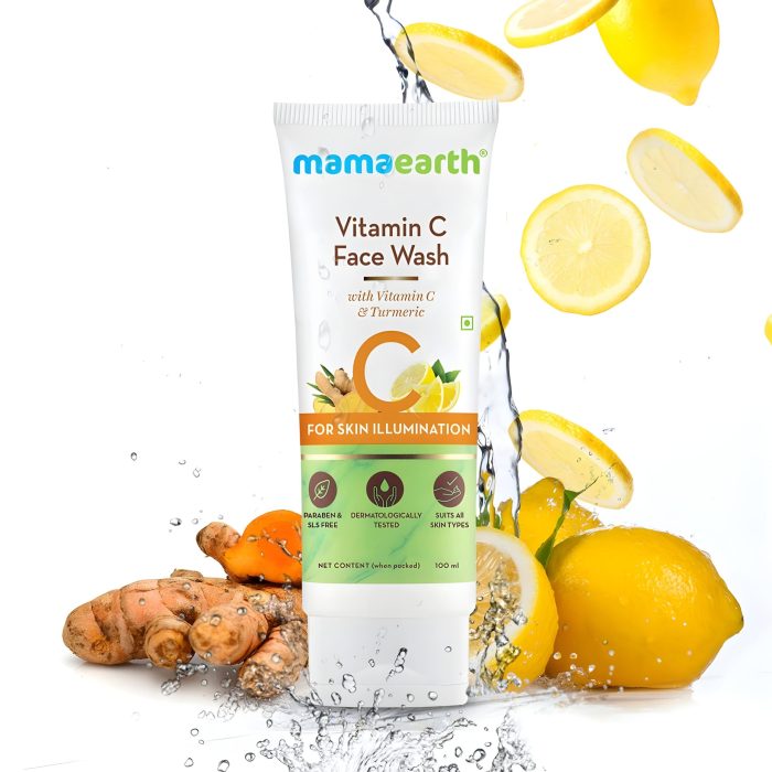 WhatsApp Image 2025-01-22 at 9.31.28 PM (1) Mamaearth Vitamin C Face Wash - 100ml - Image 1