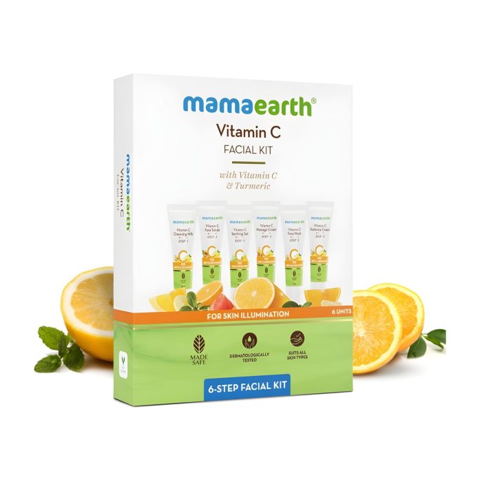 WhatsApp Image 2025-02-01 at 8.36.21 PM Mamaearth Vitamin C Facial Kit - 6 Units - Image 1