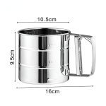 Stainless Steel Flour Sifter - 250g - Image 4