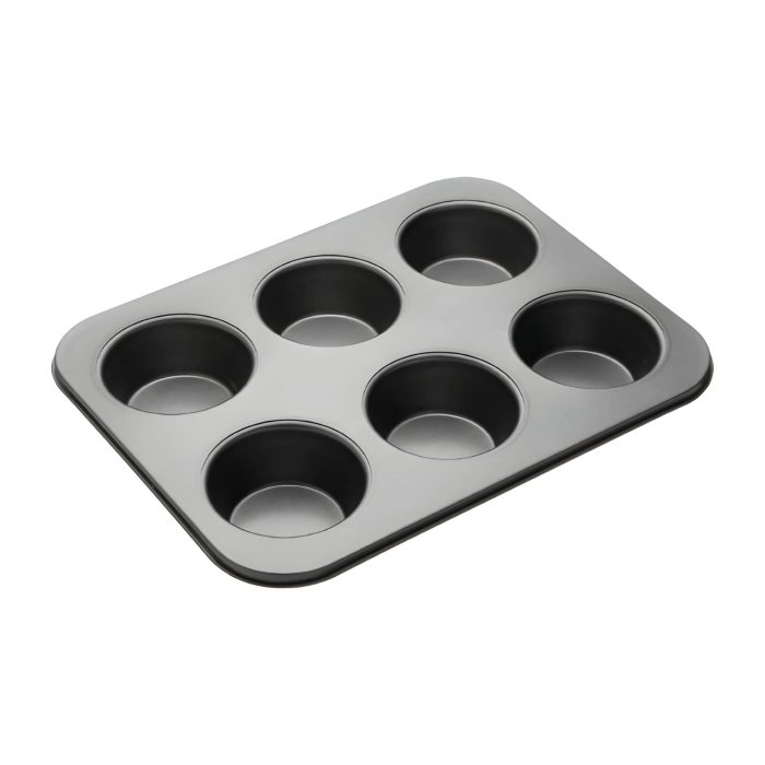 WhatsApp Image 2025-02-02 at 3.20.18 PM Non Stick 6 Cups Cup Cake Tray - Stainless Steel - Image 1