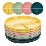 3 Compartment Round Dinner Plate - Diet Plate