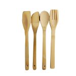 4Pcs Bamboo Kitchen Tools Set - Image 2