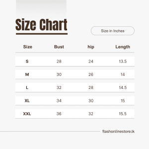 monopop crop top size chart