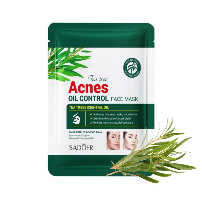 SADOER Tea Tree Acnes Oil Control Face Mask SADOER Tea Tree Acnes Oil Control Face Mask