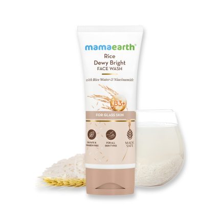 Mamaearth Rice Dewy Bright Face Wash - Flash Online Store