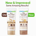 Mamaearth Rice Dewy Bright Face Wash - Flash Online Store