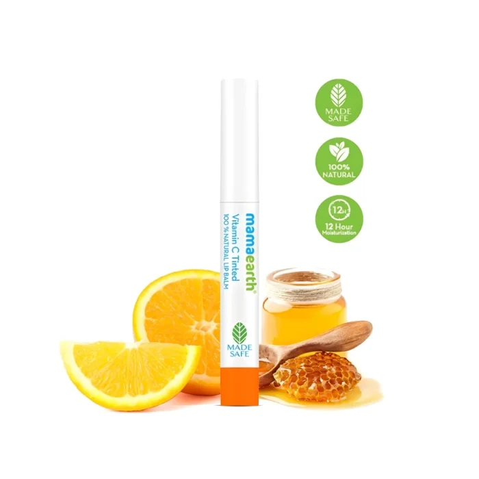 Mamaearth Vitamin C Tinted 100% Natural Lip Balm Mamaearth Vitamin C Tinted 100% Natural Lip Balm