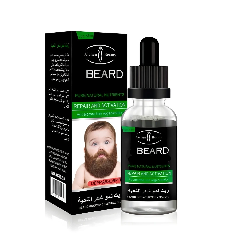 Aichen Beauty Beard Growth Essential Oil - 30ml Aichen Beauty Beard Growth Essential Oil - 30ml