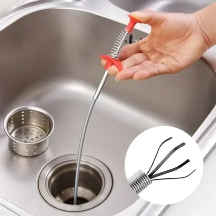 Sink drain cleaner wire