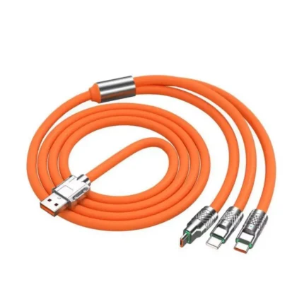 3 In 1 Multi USB Universal 120w Fast Charging Cable