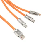 3 In 1 Multi USB Universal 120w Fast Charging Cable