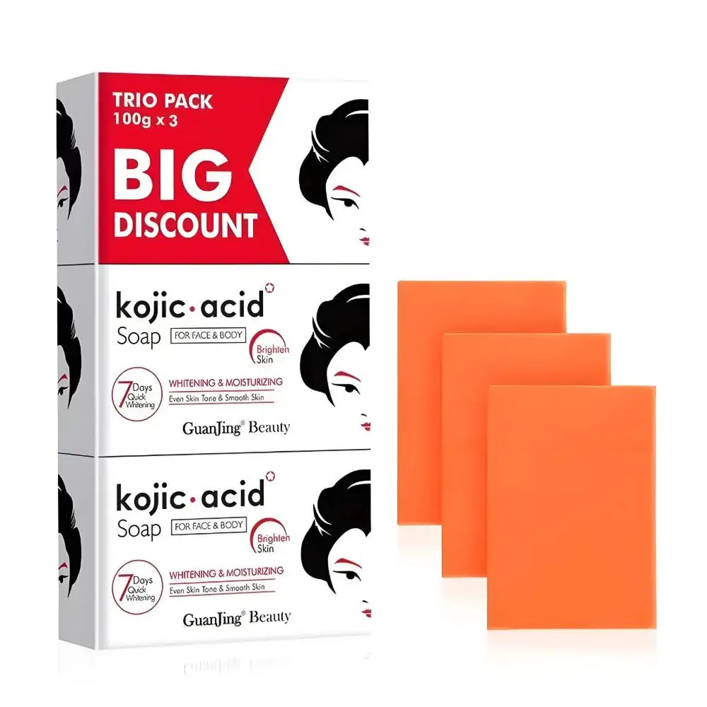 Guanjing Kojic Acid Soap Trio Pack Guanjing Kojic Acid Soap Trio Pack