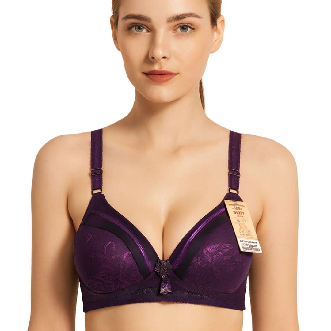 China Imported Premium Padded Bra - Purple China Imported Premium Padded Bra - Purple