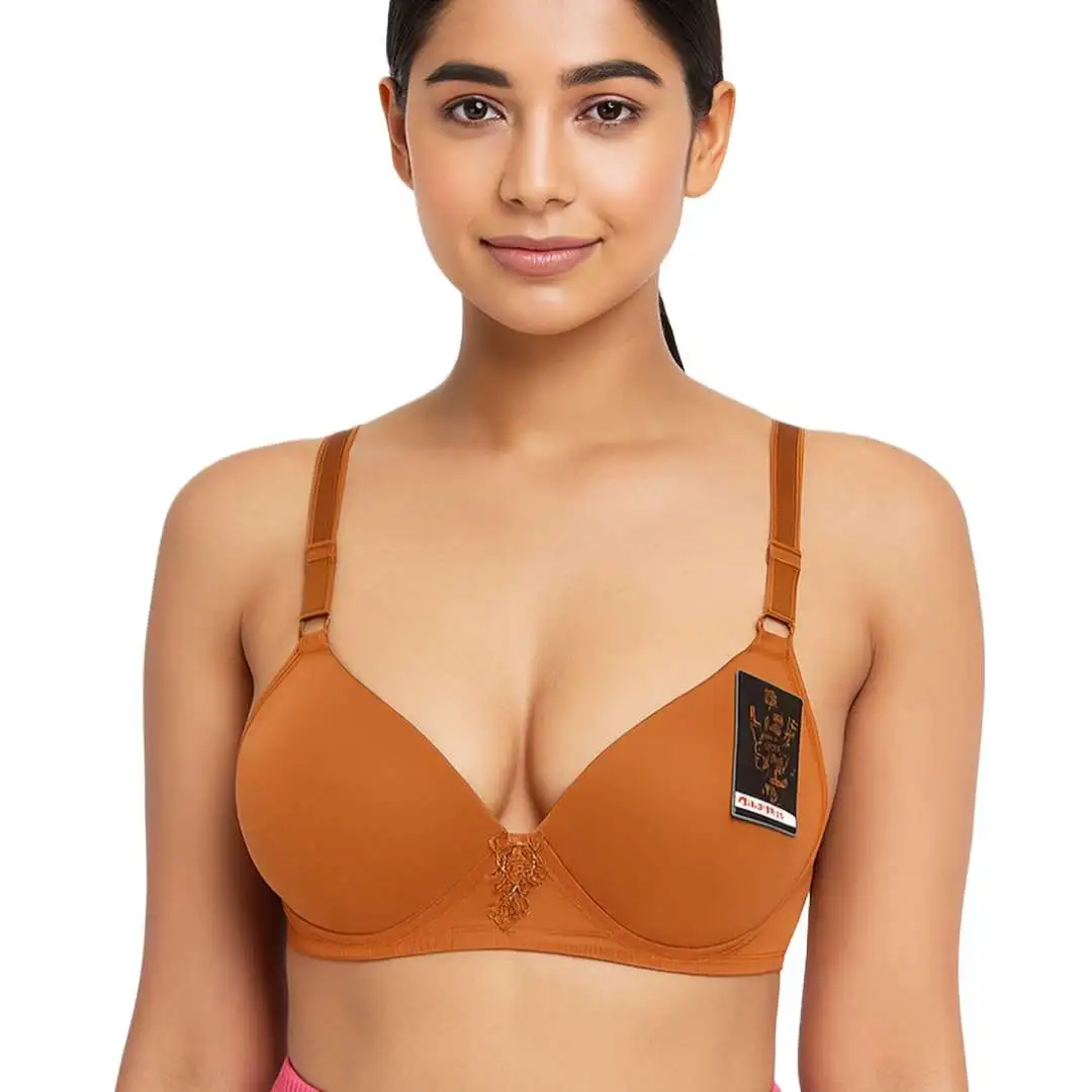 China Imported Premium Padded Bra - Brown China Imported Premium Padded Bra - Brown