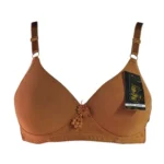 China Imported Premium Padded Bra - Brown