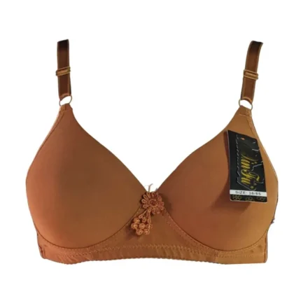 China Imported Premium Padded Bra - Brown