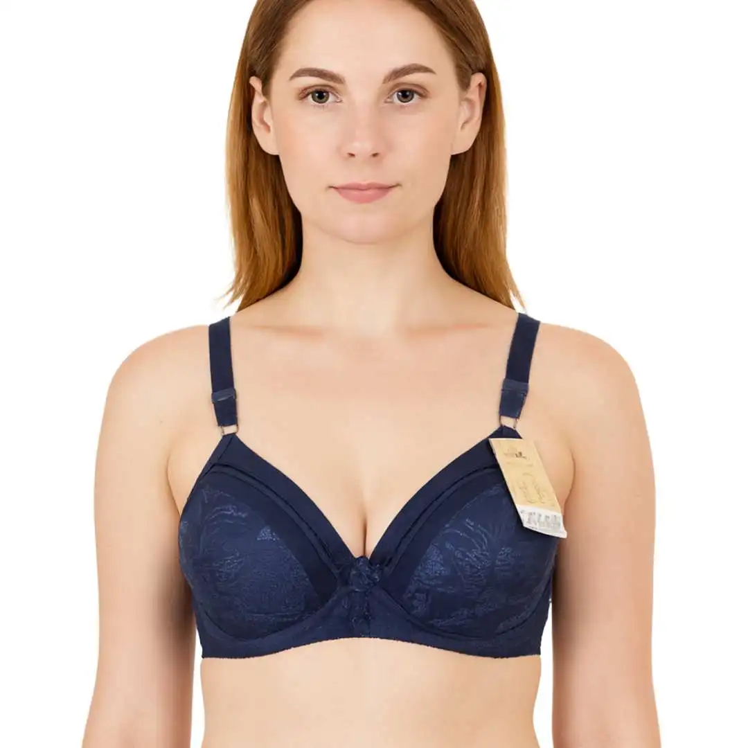 China Imported Premium Padded Bra - Blue China Imported Premium Padded Bra - Blue