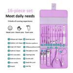 16-piece manicure and pedicure set