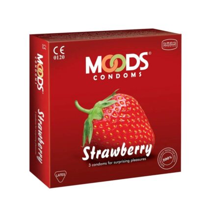 Moods Strawberry Flavoured Condoms – 3’s