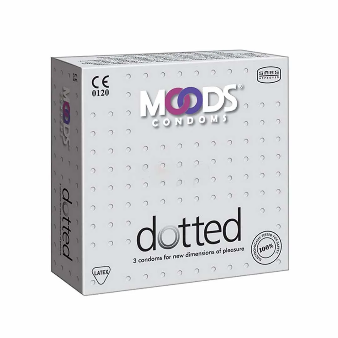 Moods Dotted Condoms - 3's Moods Dotted Condoms - 3's