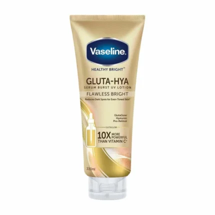 Vaseline Healthy Bright Gluta-Hya Serum Burst UV Lotion – Flawless Bright (330ml)