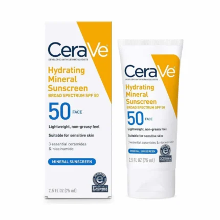 CeraVe Hydrating Mineral Sunscreen SPF 50 - 75ml