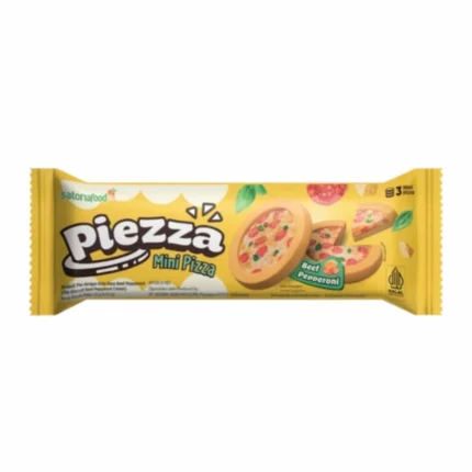 Satoria Food Piezza Mini Pizza Biscuit – Beef Pepperoni Flavour