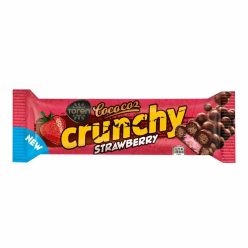 Toren Crunchy Strawberry Fruit Power Chocolate
