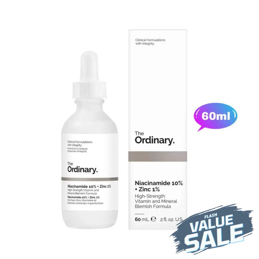 Picsart_26-02-05_23-43-22-725.jpg The Ordinary Niacinamide 10% + Zinc 1% Serum 60ml - Value Sale - Image 1